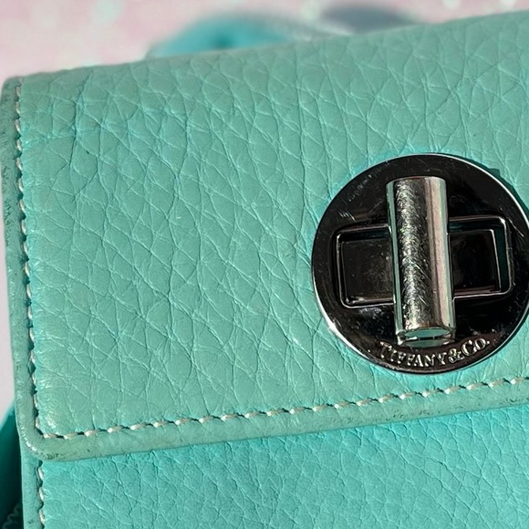 Tiffany & Co. Leather Cardholder/Wallet (AS IS) | Tiffany Blue 🩵 - Picture 4 of 15